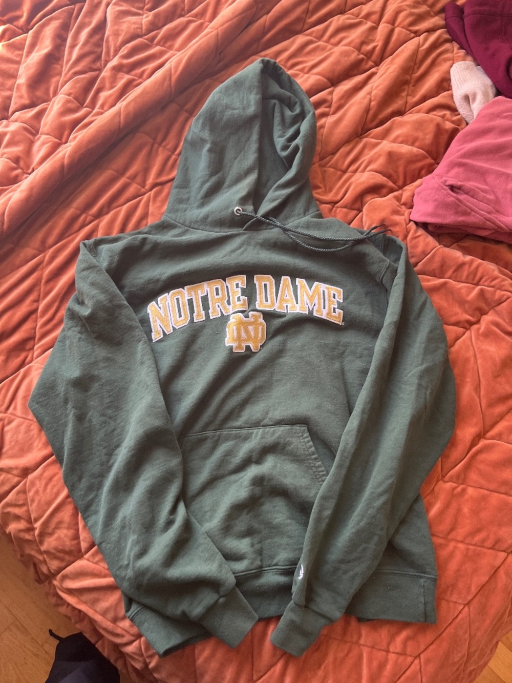 Green Notre Dame hoodie